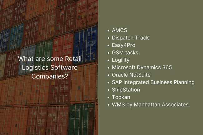 Streamline Retail Logistics with Software